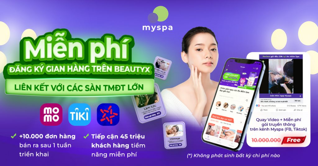 MIỄN PHÍ ĐĂNG KÝ GIAN HÀNG TRÊN BEAUTYX & TẶNG GÓI TRUYỀN THÔNG