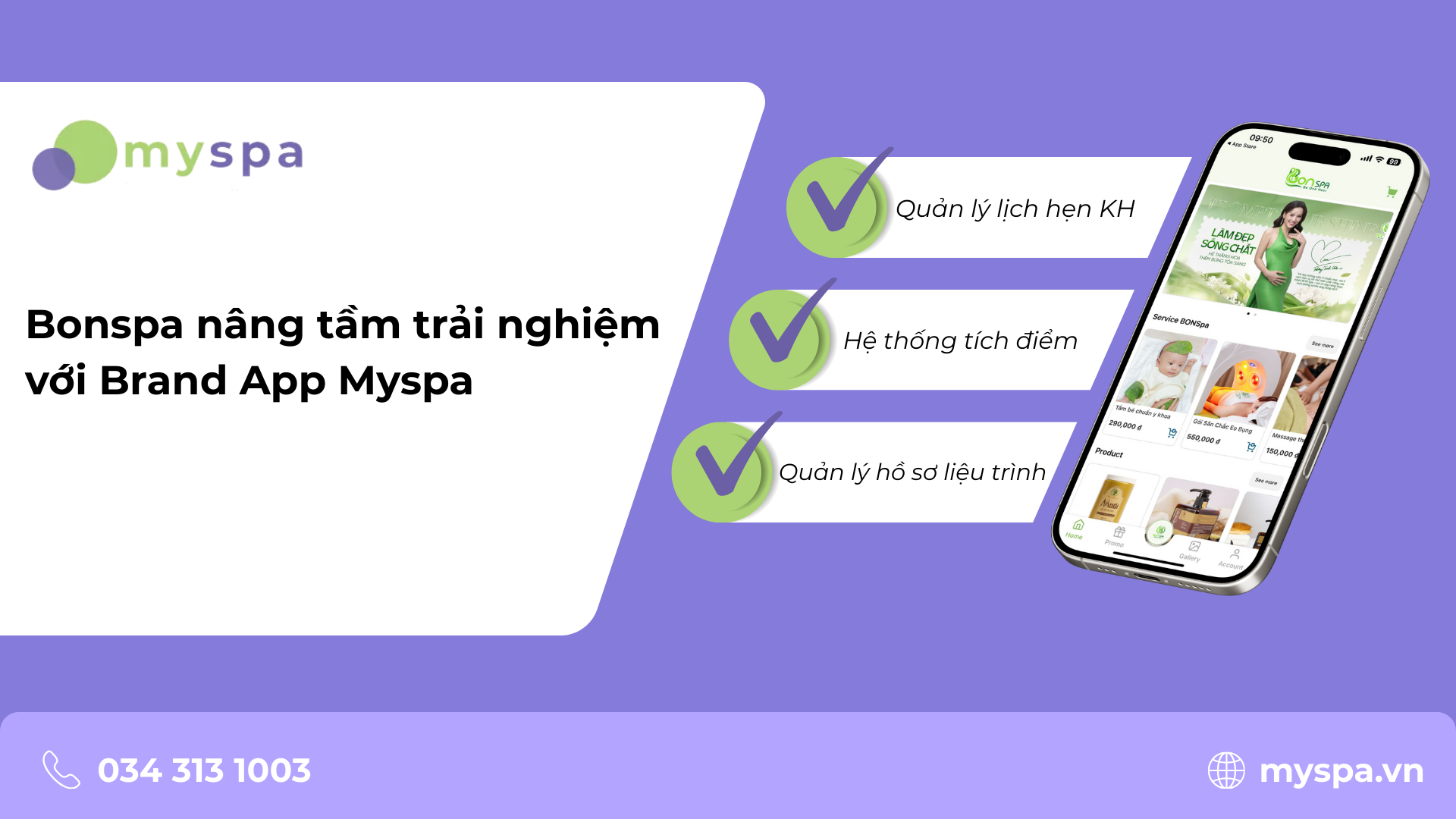 Bonspa nâng tầm trải nghiệm với Brand App Myspa