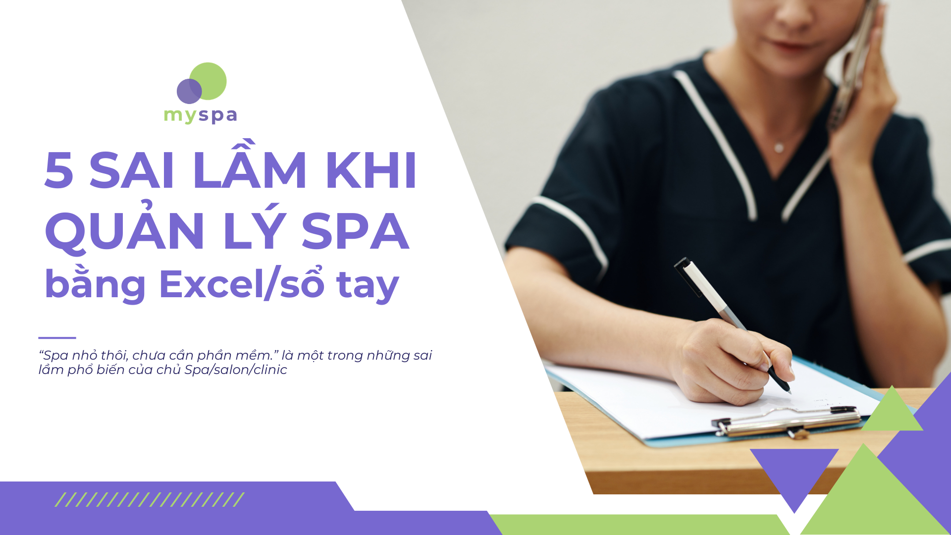 5 sai lầm khi quản lý spa bằng Excel/sổ tay