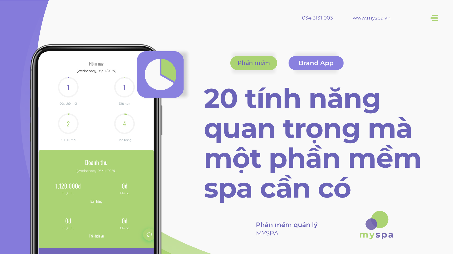 20 tính năng quan trọng mà một phần mềm spa cần có