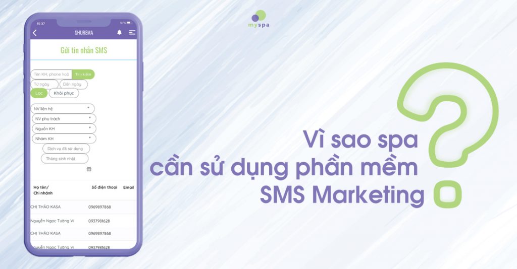 phần mềm sms marketing