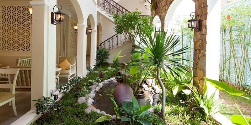 Khung cảnh thiên nhiên tại Lá spa