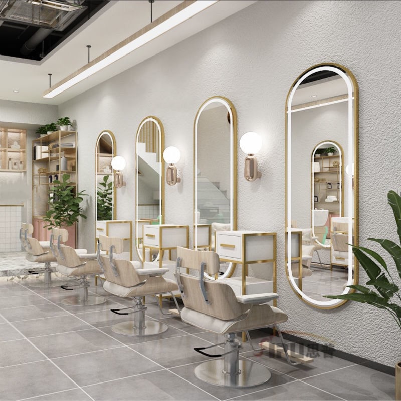 Sử dụng gương đèn LED tăng phần cao cấp cho salon