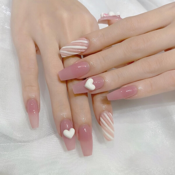 Mẫu nail cực dễ thương so cute