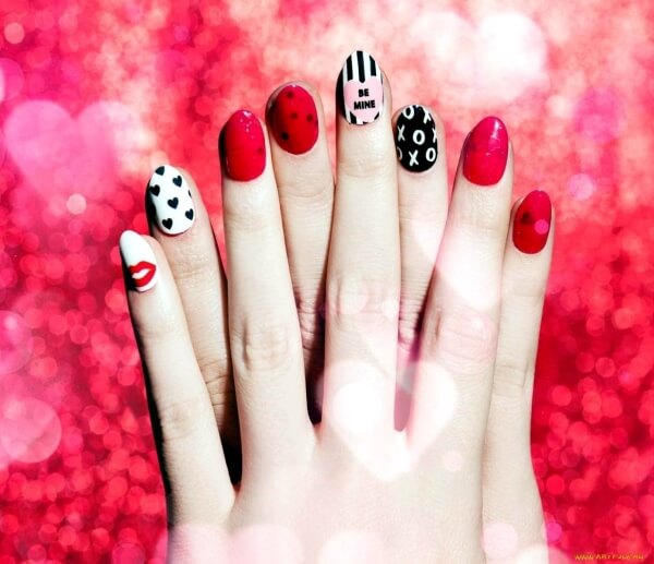 Nail vẽ đơn giản