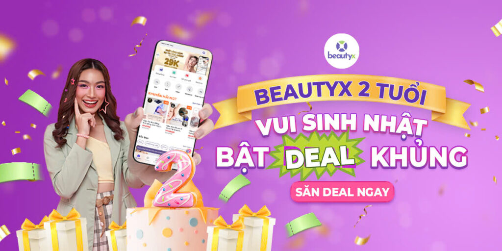 BeautyX chính thức 2 tuổi hứa hẹn mở ra vô vàn trải nghiệm đột phá mới!