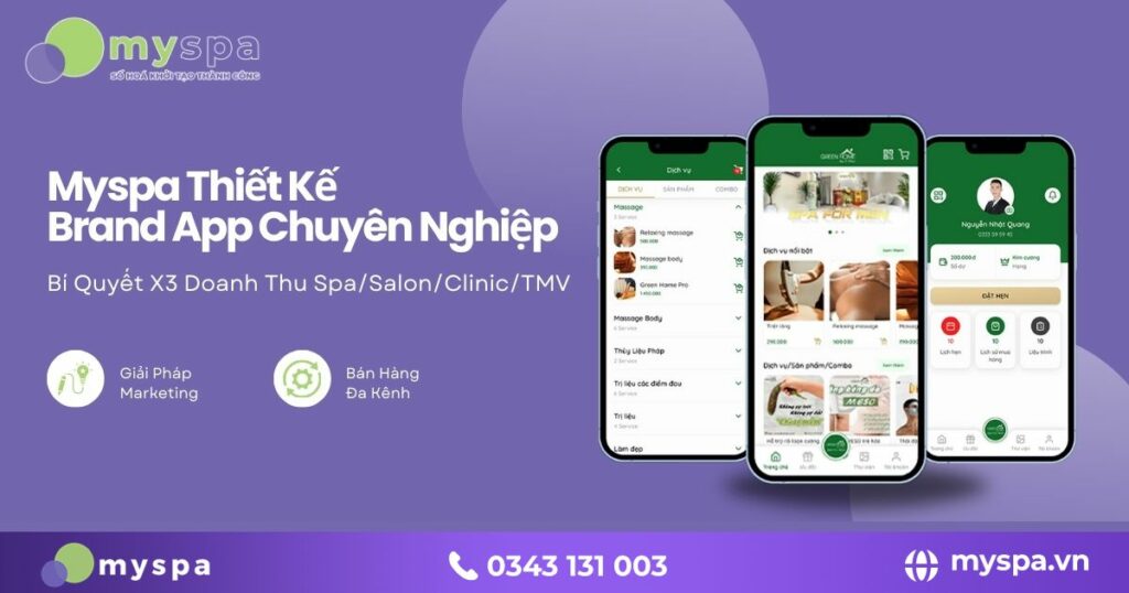 thiết kế app spa